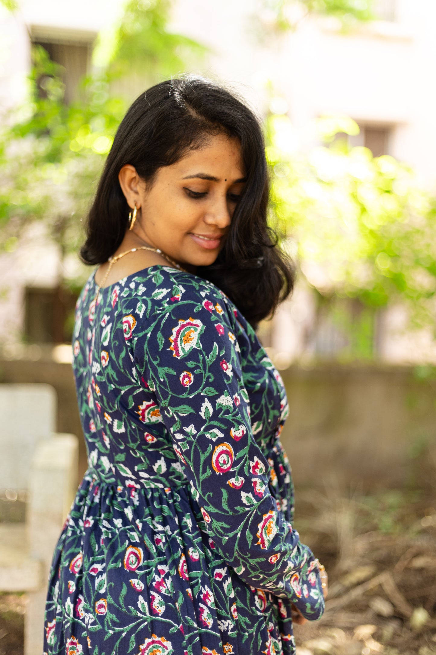 Hyacinth Floral 3 tier dress