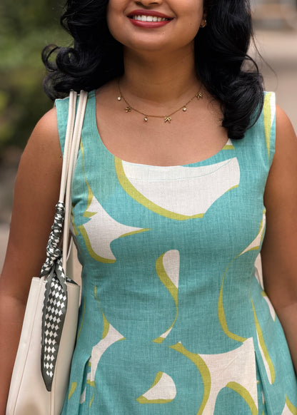 Sea Breeze Midi Dress
