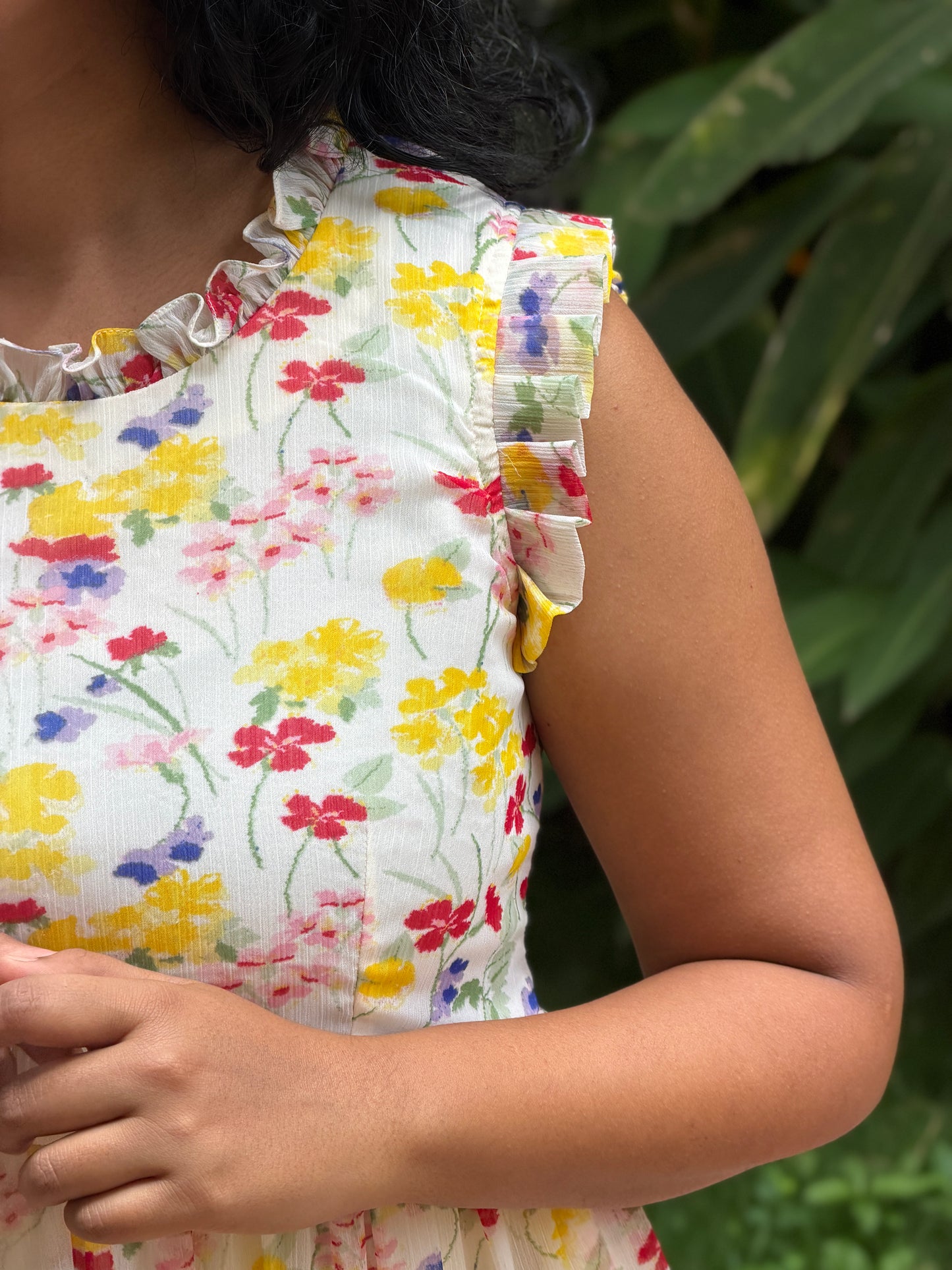 Buttercup Bloom tiered dress