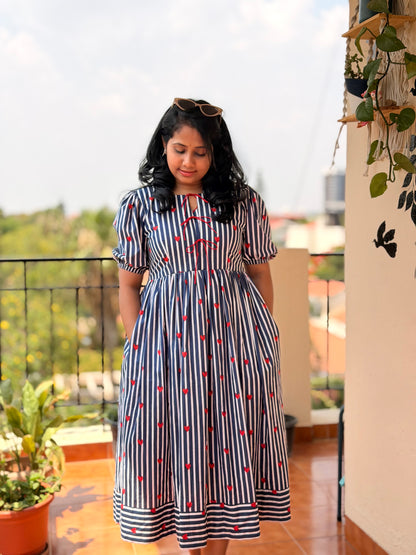 Azure Love Midi dress