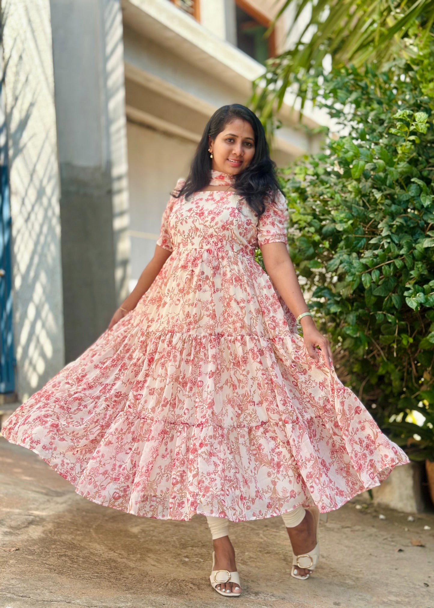 Ruhani Tiered Anarkali