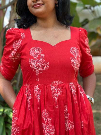 Anvika Floral Maxi dress