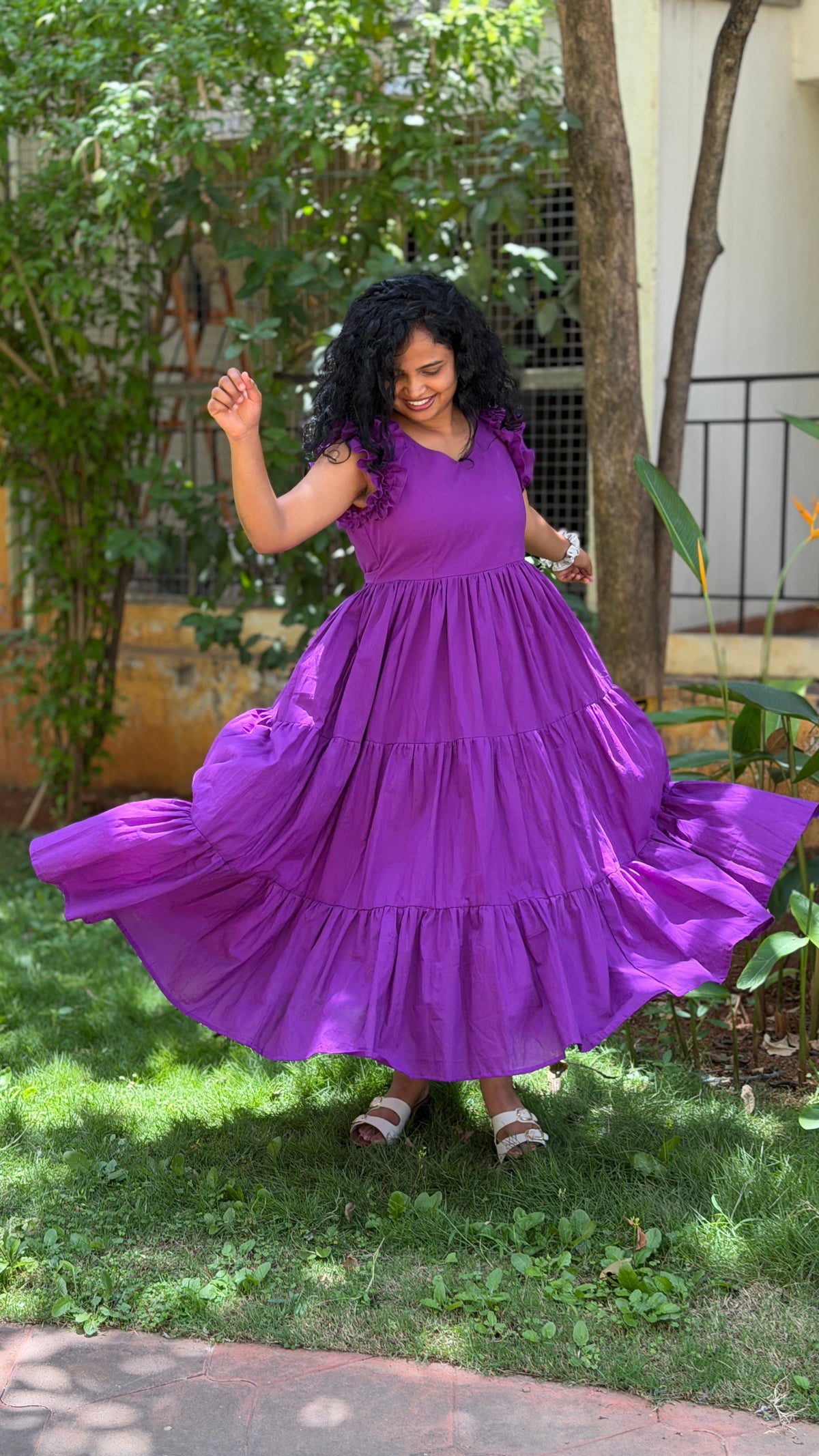 Ayla Bloom Midi Dress
