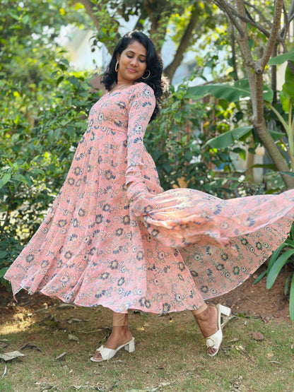 Heera Kali Kurta & Dupatta Set