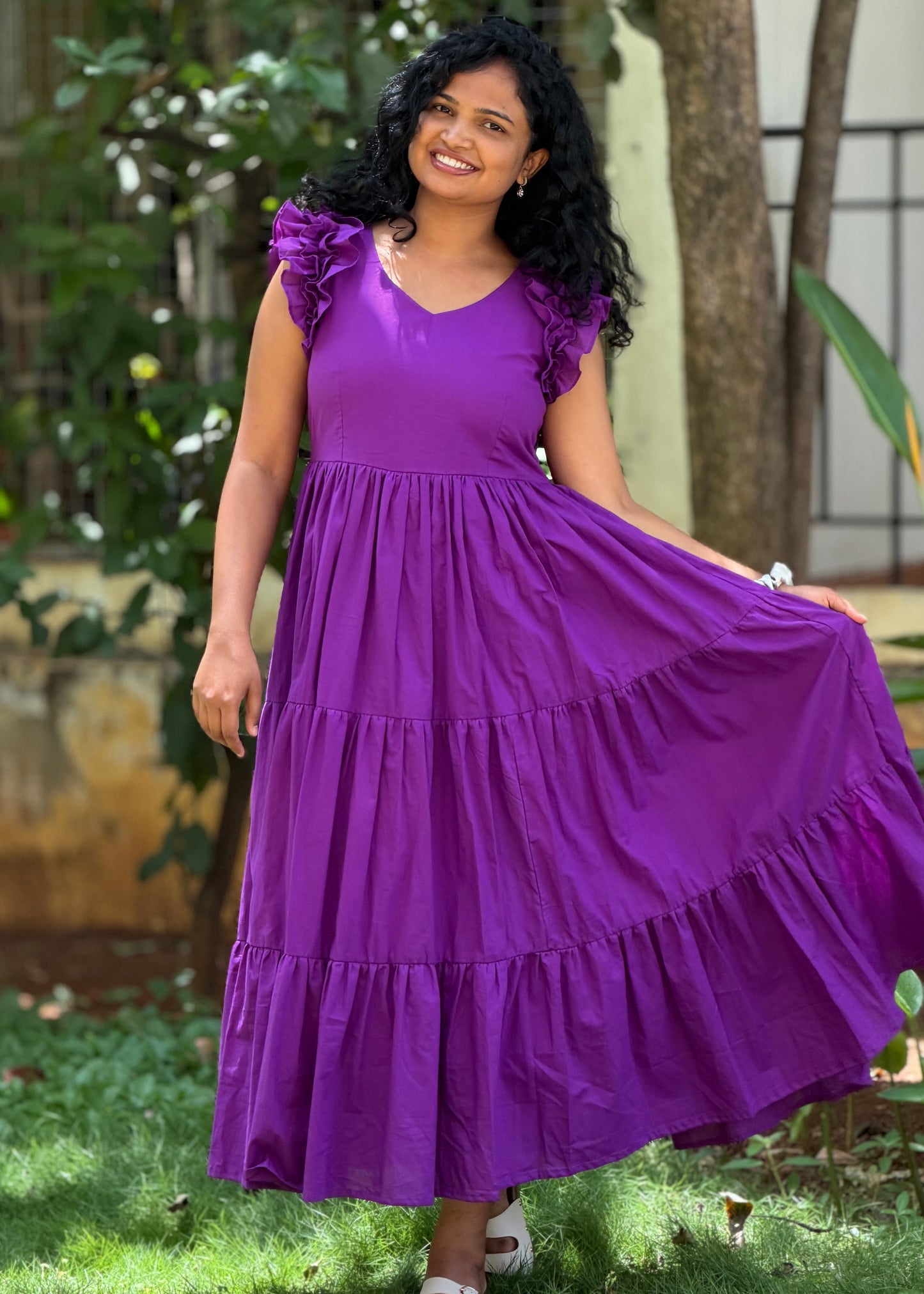 Ayla Bloom Midi Dress