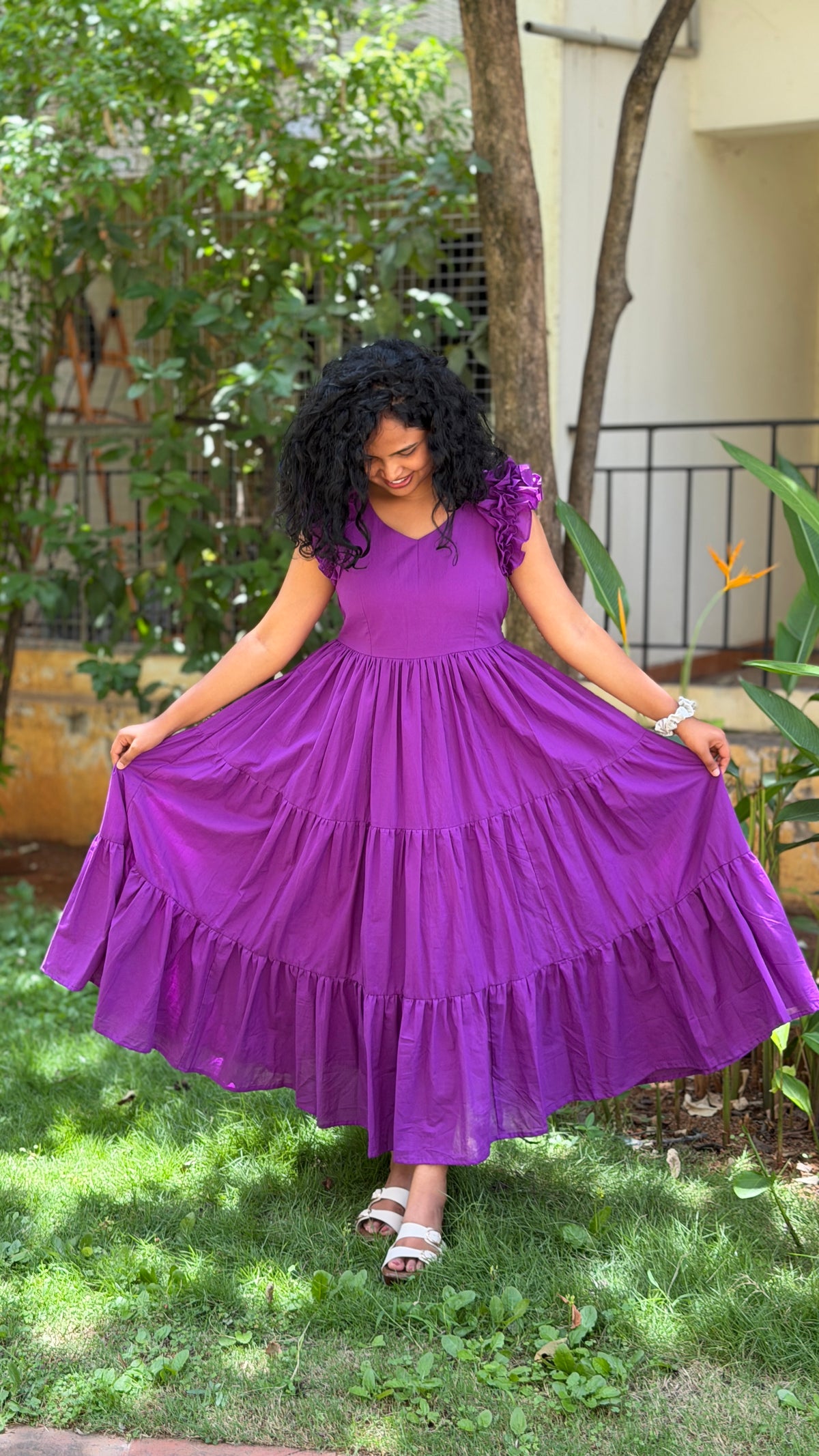 Ayla Bloom Midi Dress