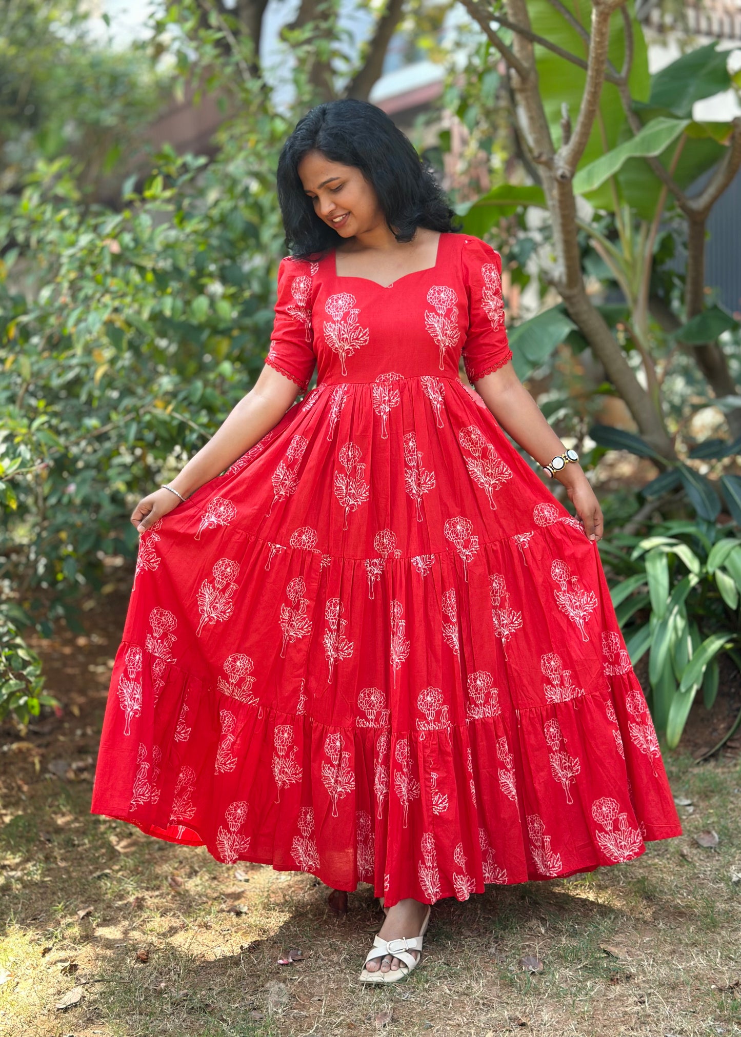 Anvika Floral Maxi dress