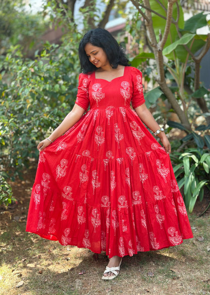 Anvika Floral Maxi dress
