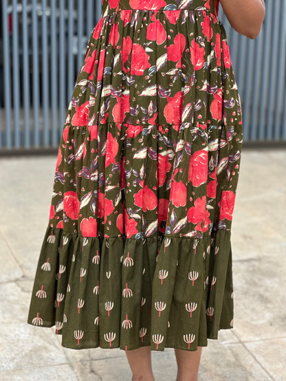 Tanira Cotton Midi Dress