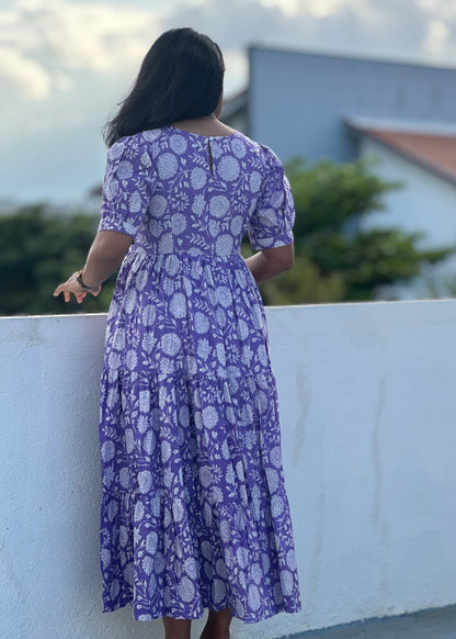 Nisarga 3 tier dress-Immediate Dispatch