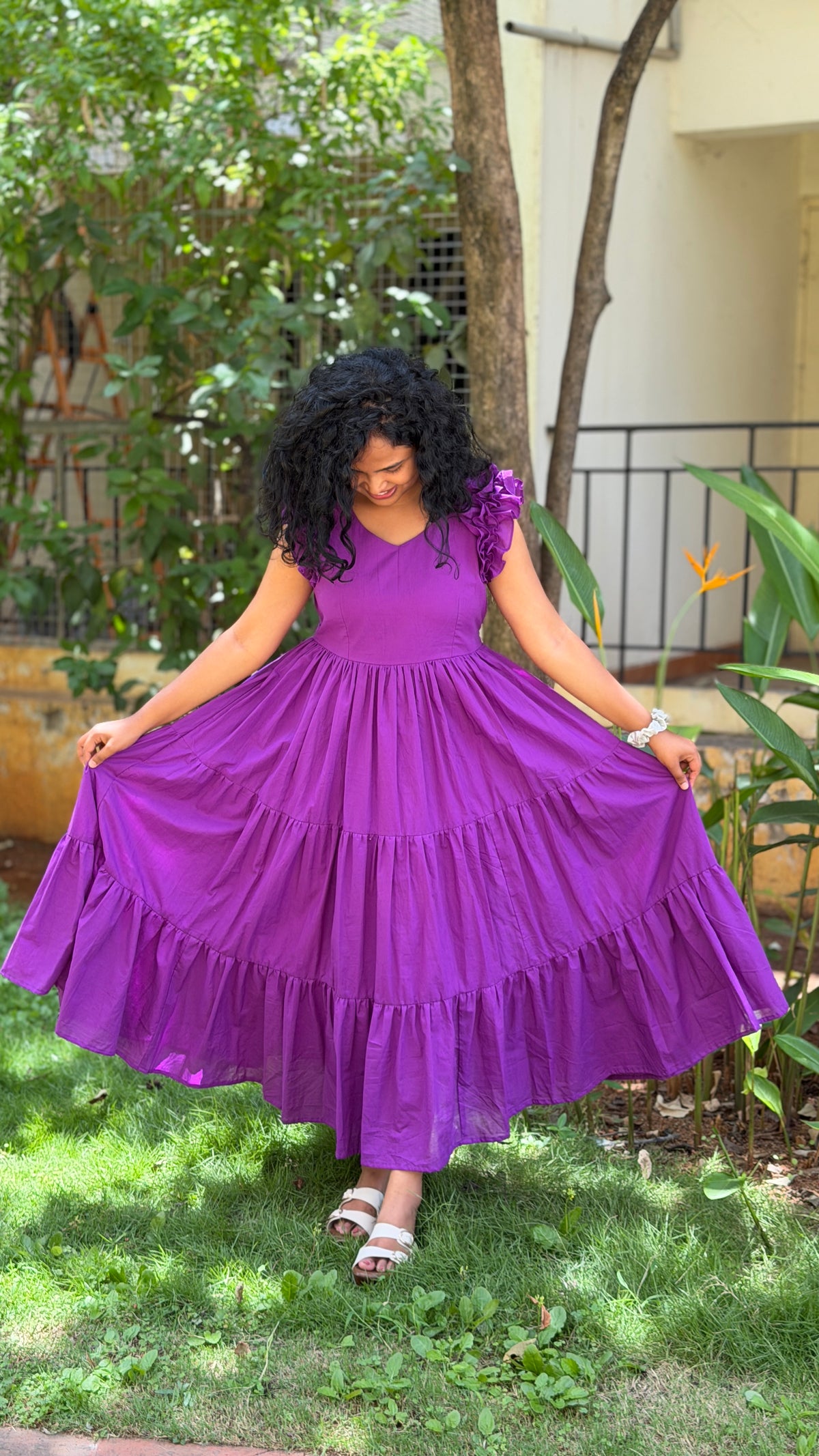 Ayla Bloom Midi Dress