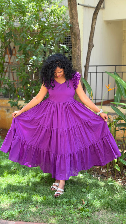 Ayla Bloom Midi Dress