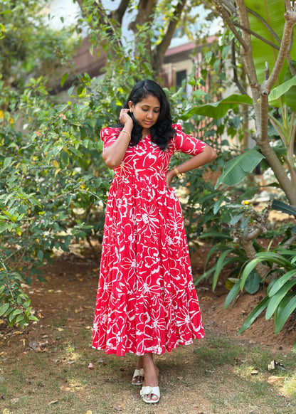 Ruby Bloom Midi Dress