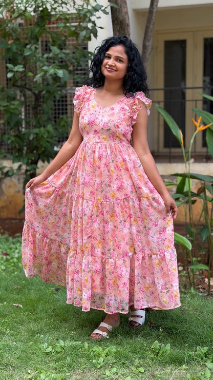 Estelle Bloom Midi Dress