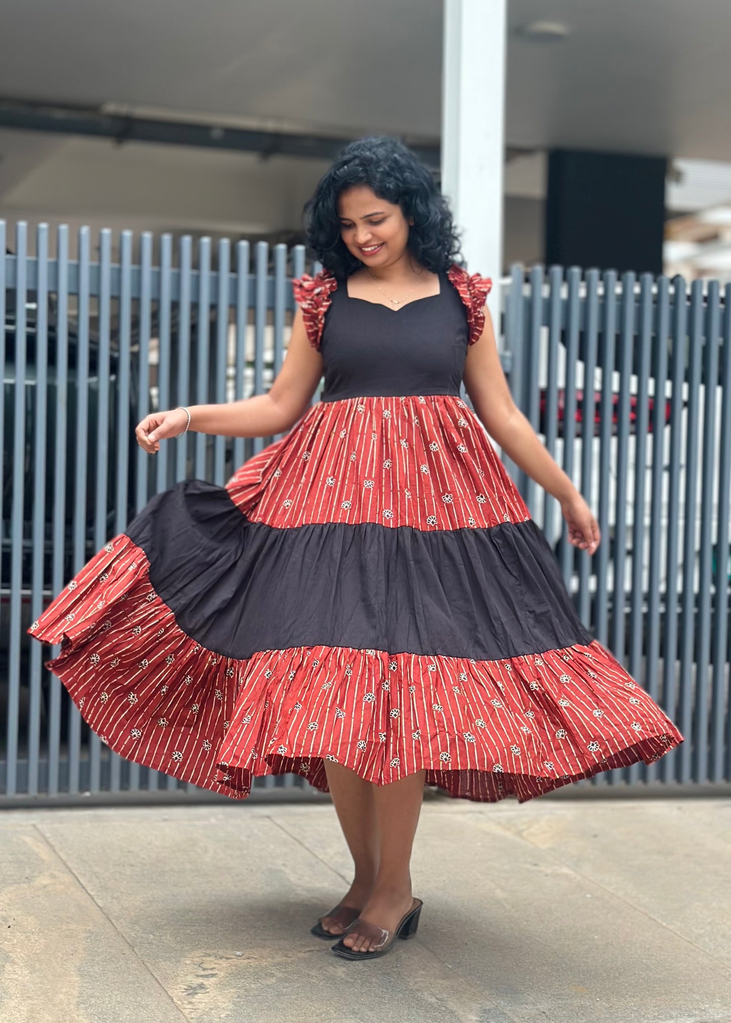 Nishitha Cotton Midi Dress