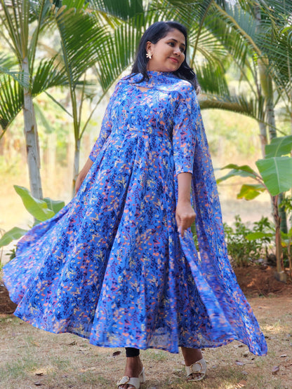 Reena Floral Print Anarkali