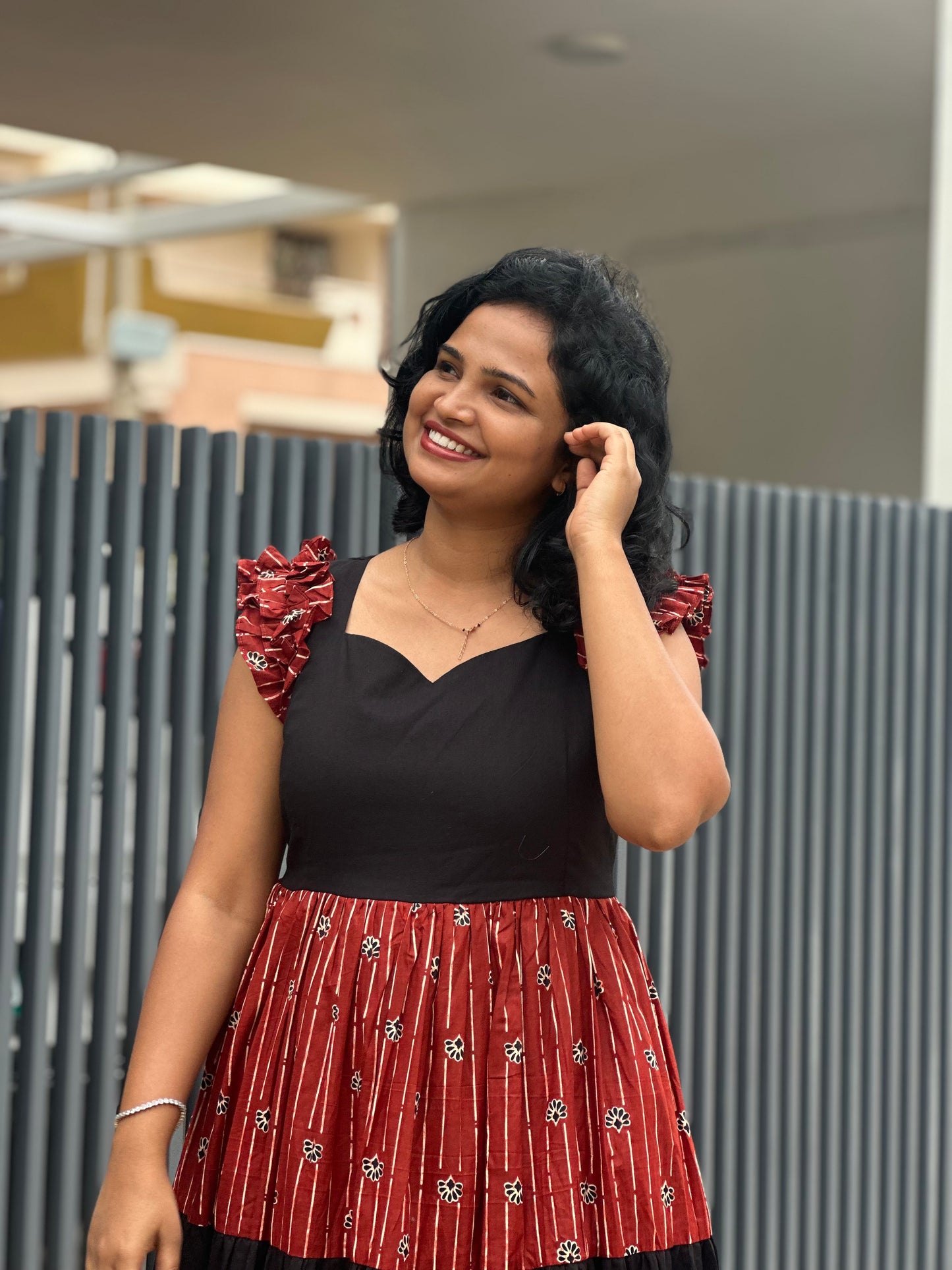 Nishitha Cotton Midi Dress