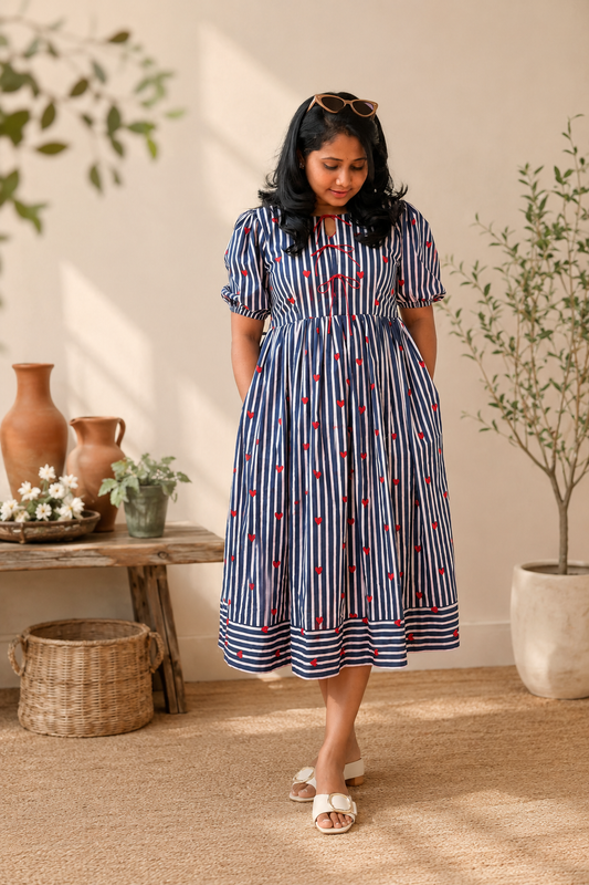 Azure Love Midi dress