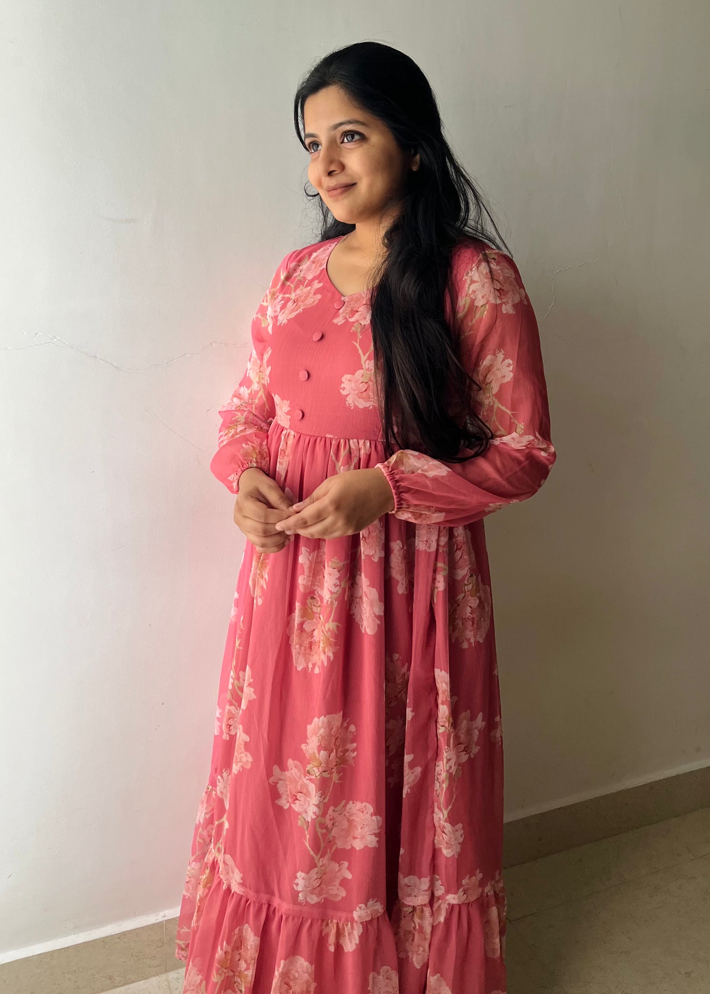 Sharvani – Chiffon Floral Maxi