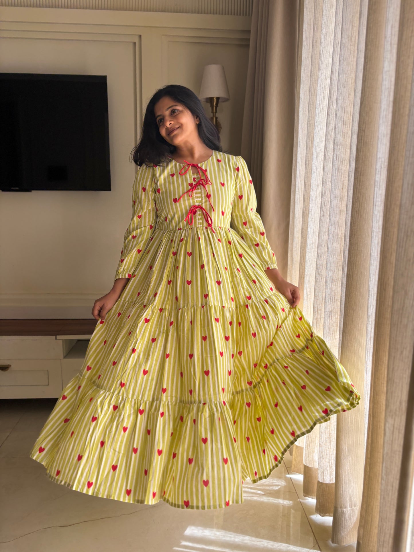 Lovella Cotton Tier Dress