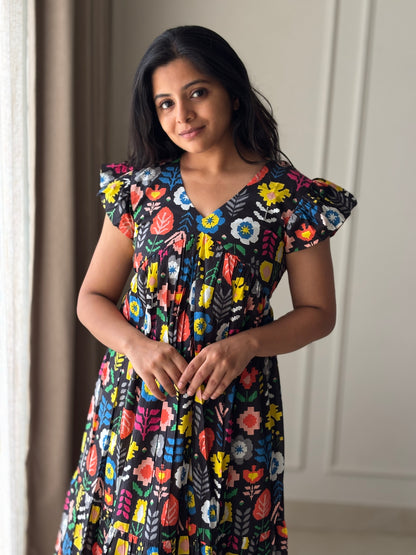 Juno Cotton Tier Dress