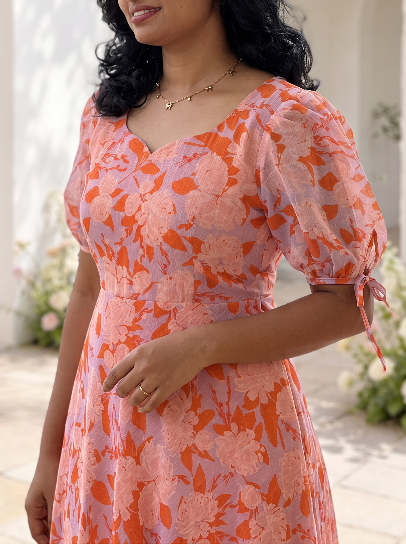 Alina Georgette Dress