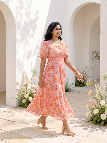 Alina Georgette Dress