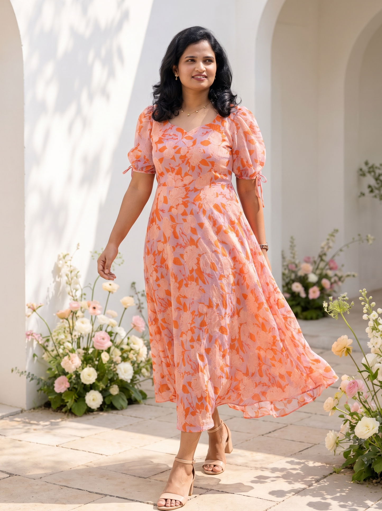 Alina Georgette Dress
