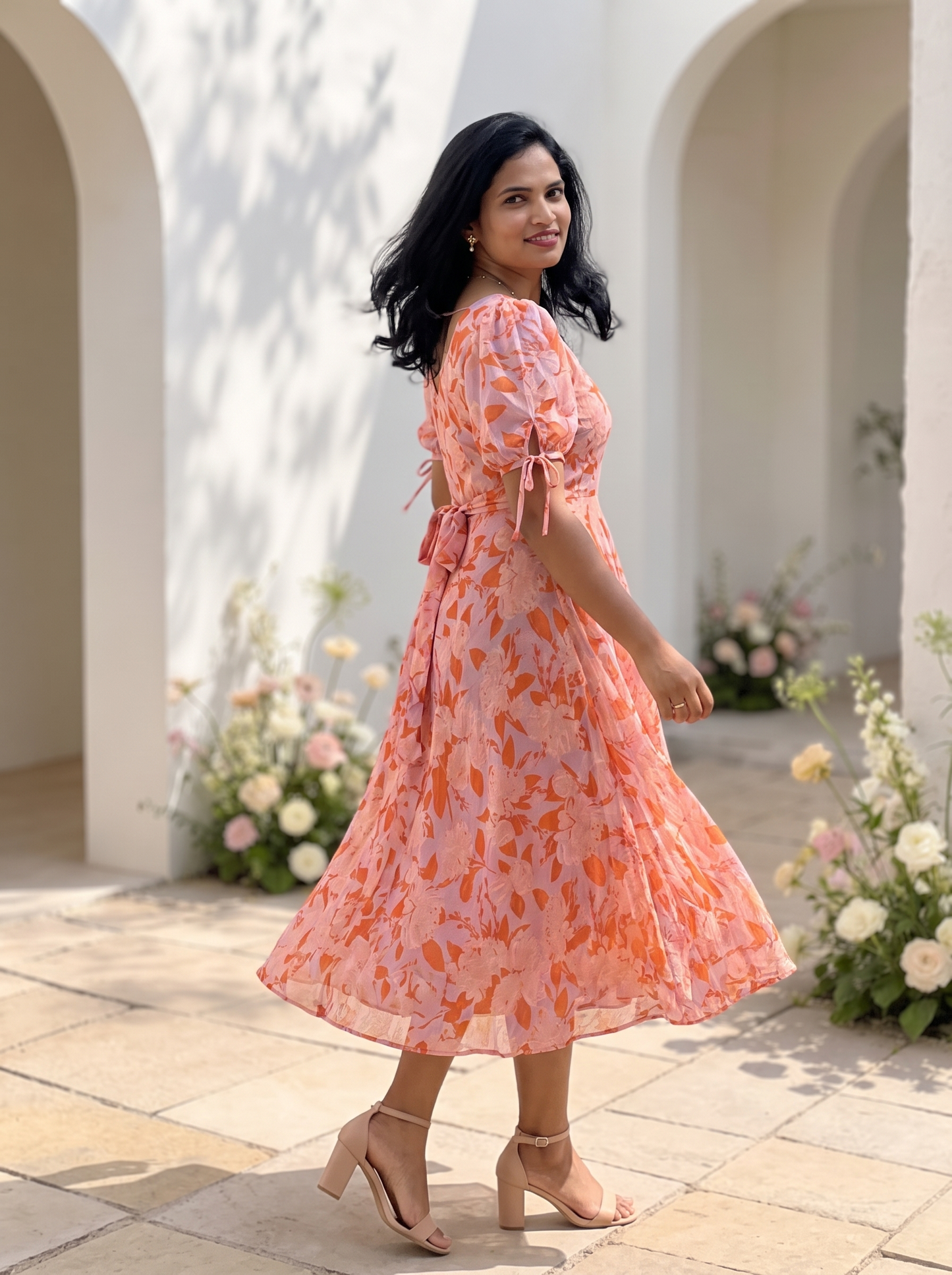 Alina Georgette Dress