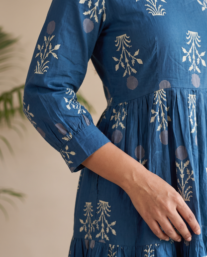 Nilaya Cotton Tiered Dress