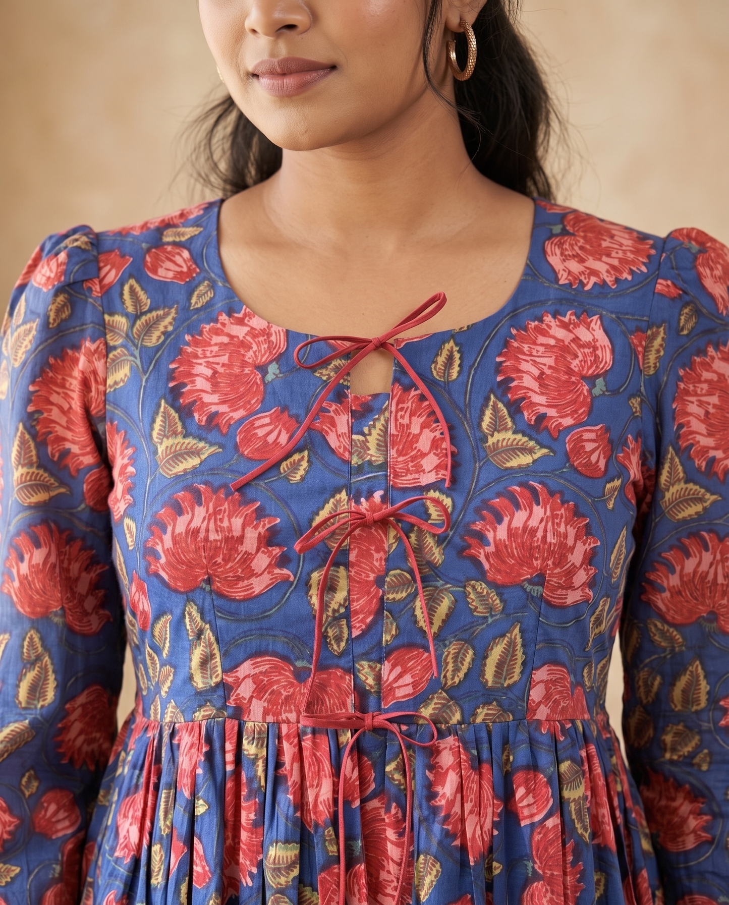 Avira Cotton 3 tier dress