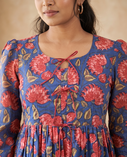 Avira Cotton 3 tier dress
