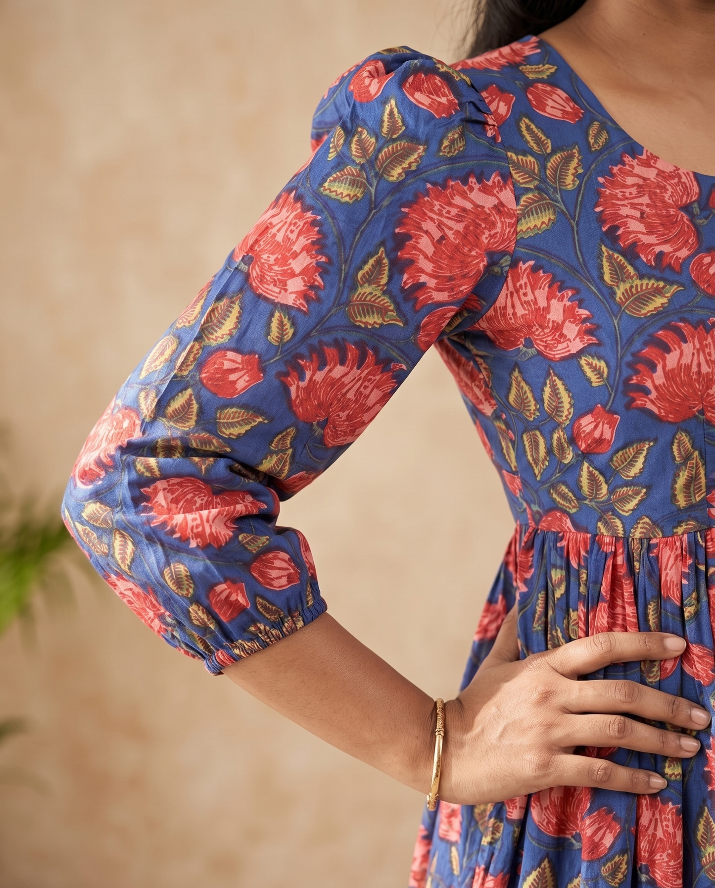 Avira Cotton 3 tier dress