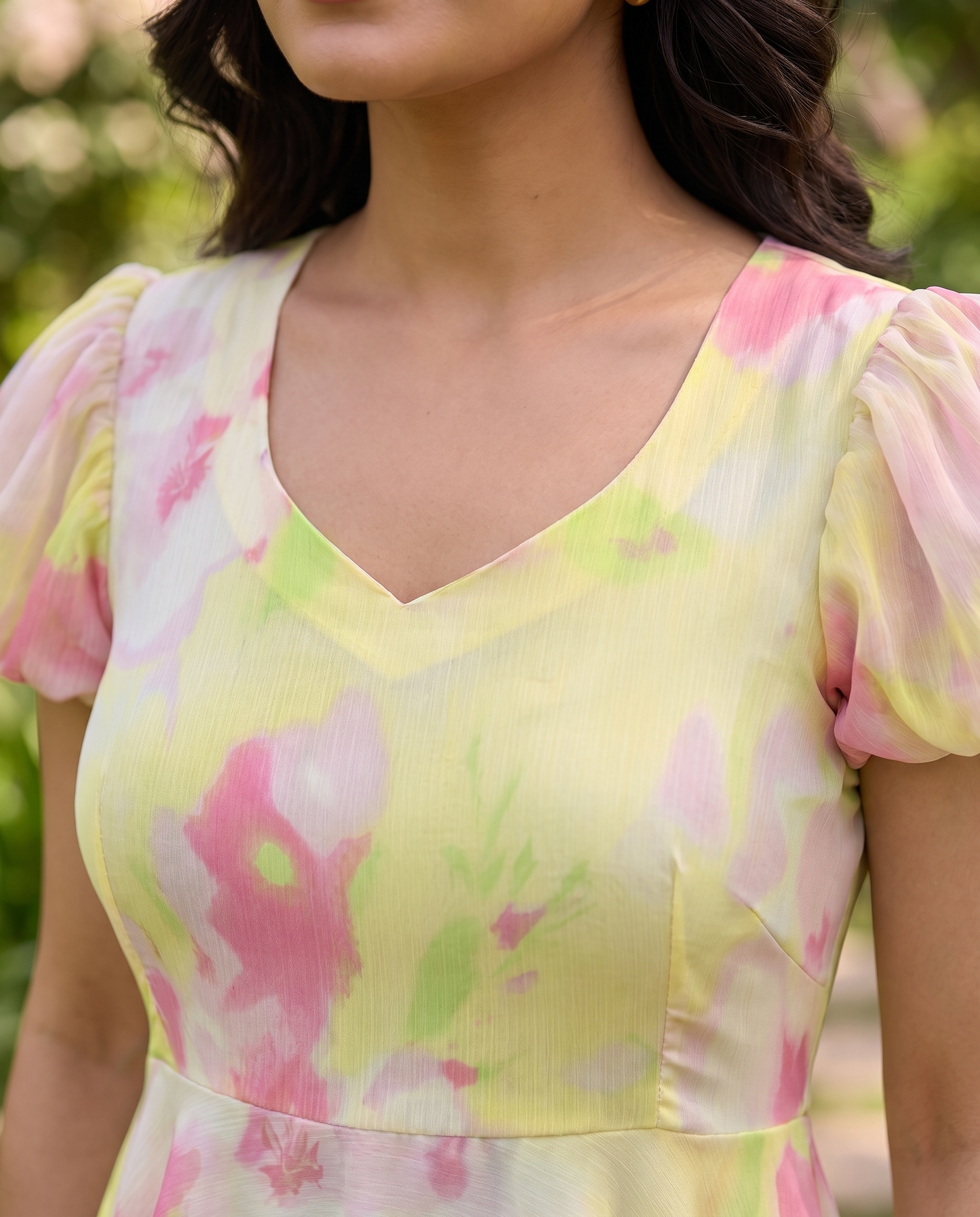 Sorbet Layered Chiffon Dress