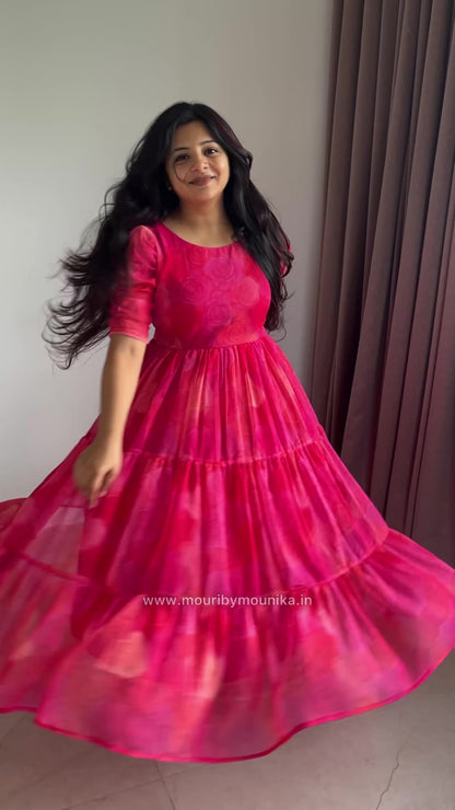 Rosaline 3 Tiered Midi Dress