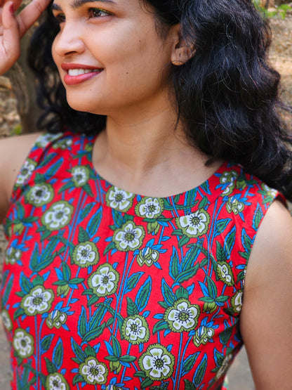 Ruby Vine Green Co-Ord Kurta Set