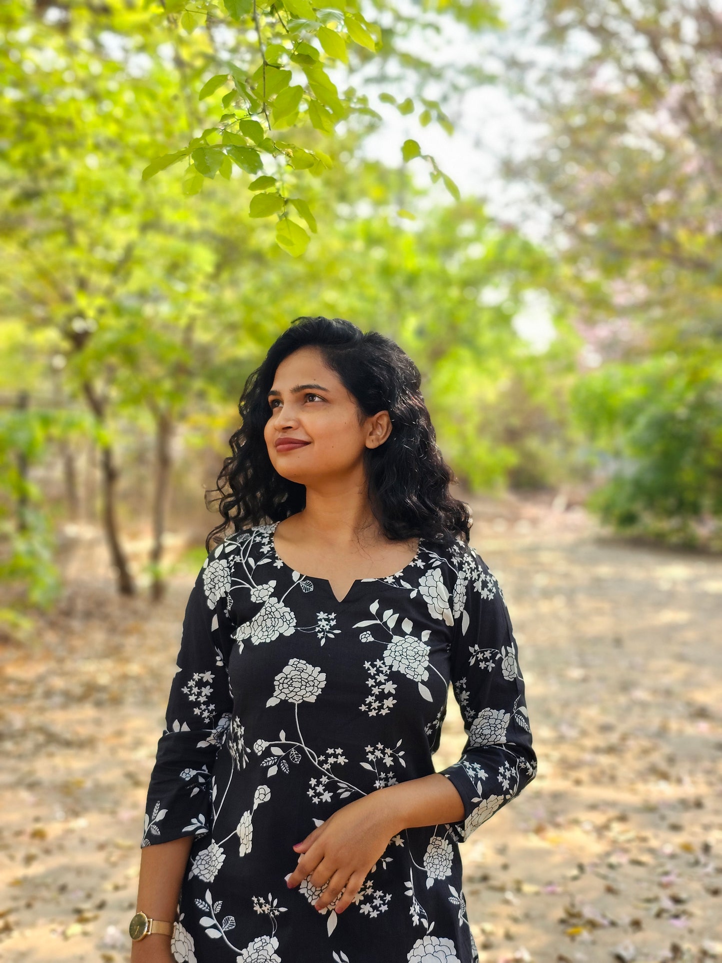 Moonlit Petals Co-Ord Kurta Set