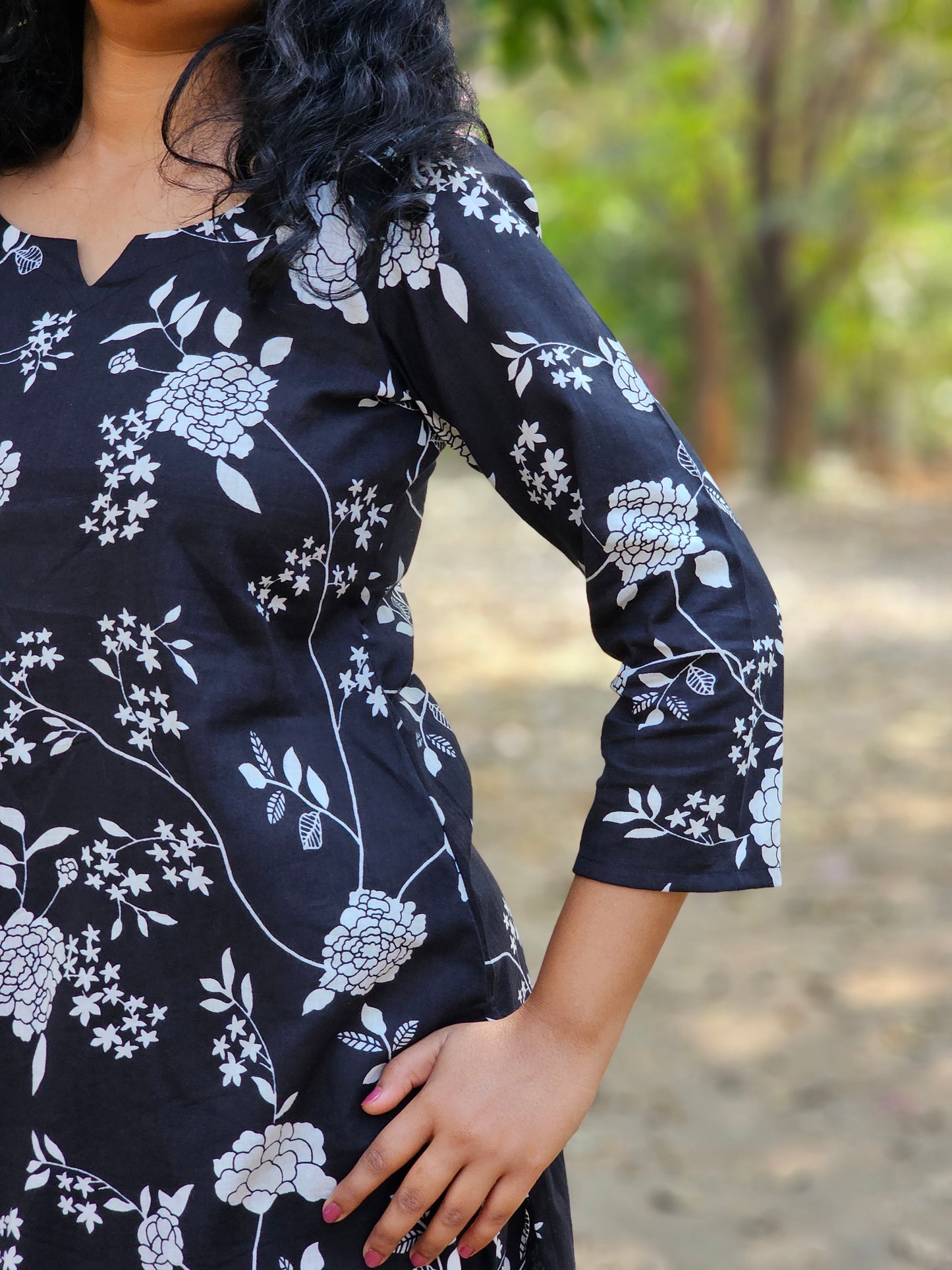 Moonlit Petals Co-Ord Kurta Set