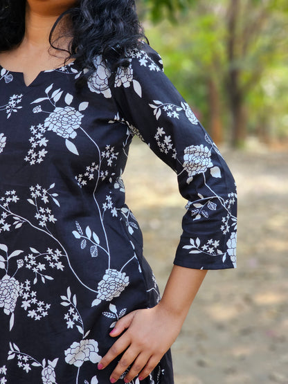 Moonlit Petals Co-Ord Kurta Set